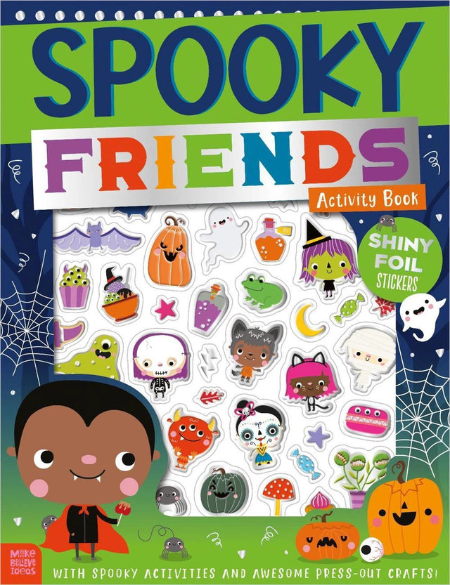 Spooky Friends Activity Book (With Shiny Foil Stickers)