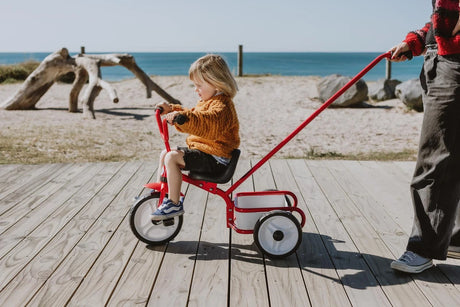 Tri-ang: Tuff Trike w Push Bar - Red