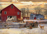 Cobble Hill Winter On The Farm Jigsaw Puzzle - 1000 Piece