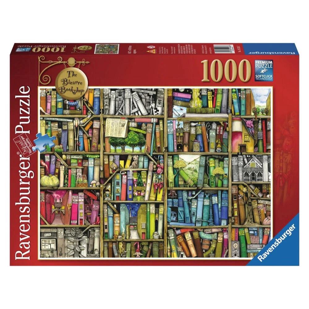 Ravensburger - The Bizarre Bookshop Puzzle - 1000 Piece