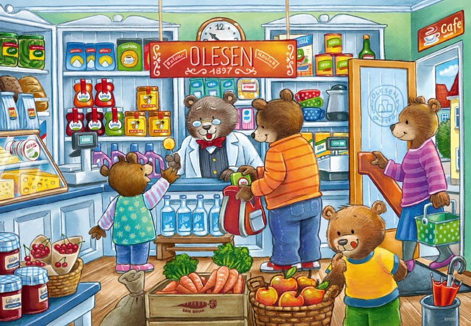 Ravensburger: Let's Go Shopping Puzzle 2x12 Pieces