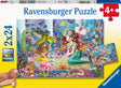 Ravensburger: Mermaid Tea Party Puzzle 2x24 Pieces