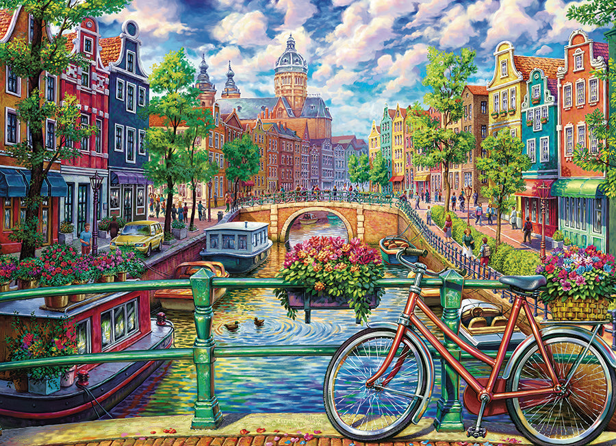 Cobble Hill Amsterdam Canal - 1000 Piece