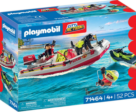 Playmobil: Fireboat With Aqua Scooter
