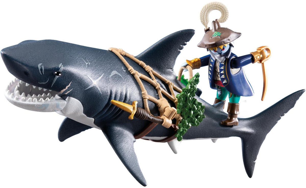 Playmobil: Giant Shark With Pirate