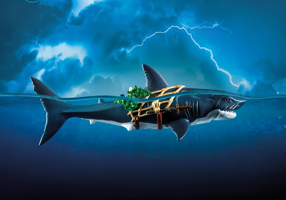 Playmobil: Giant Shark With Pirate