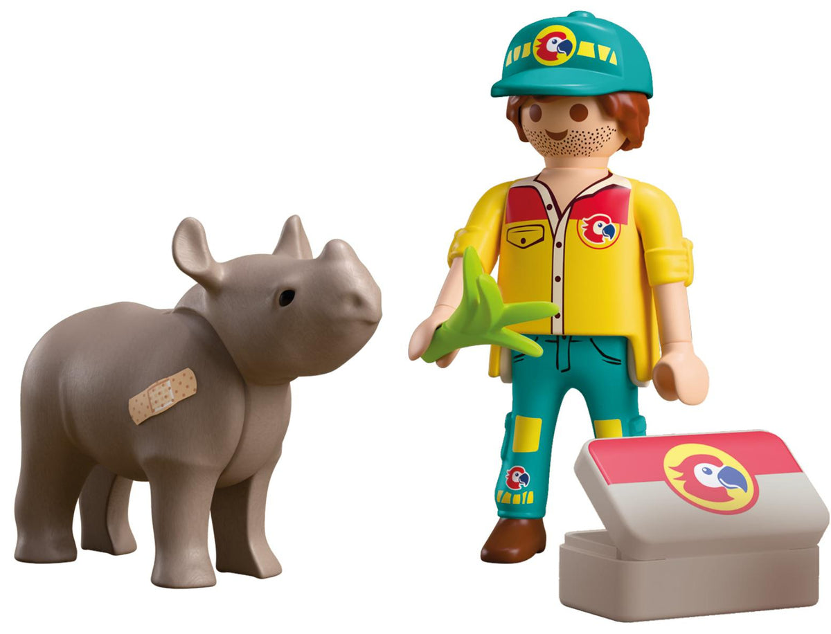 Playmobil: DuoPack Ranger With Rhino