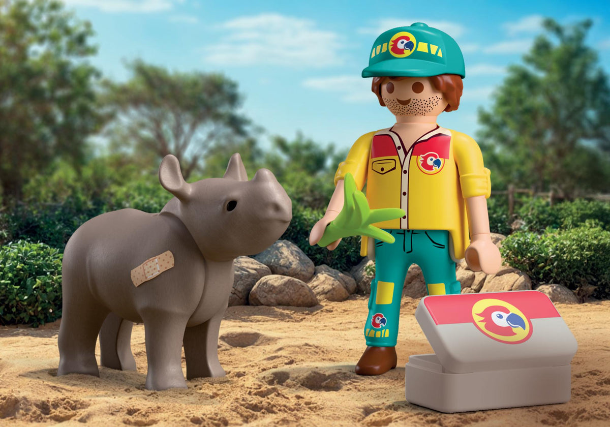 Playmobil: DuoPack Ranger With Rhino
