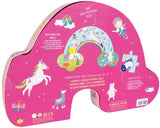 Floss & Rock - 80pc Rainbow Shaped Puzzle in Shaped Box - Rainbow Fairy