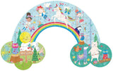 Floss & Rock - 80pc Rainbow Shaped Puzzle in Shaped Box - Rainbow Fairy