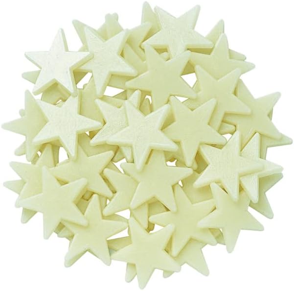 4M Glow in the Dark Mini Stars 60 Pack