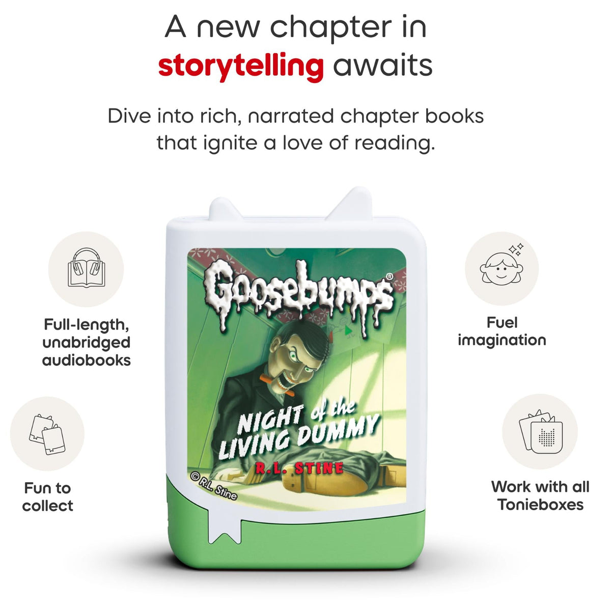 tonies: Goosebumps - Night of the Living Dummy Book Tonie