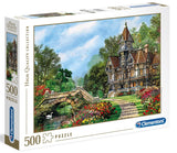 Clementoni Old Waterway Cottage Jigsaw Puzzle - 500 Piece - High Quality Collection - (35048)