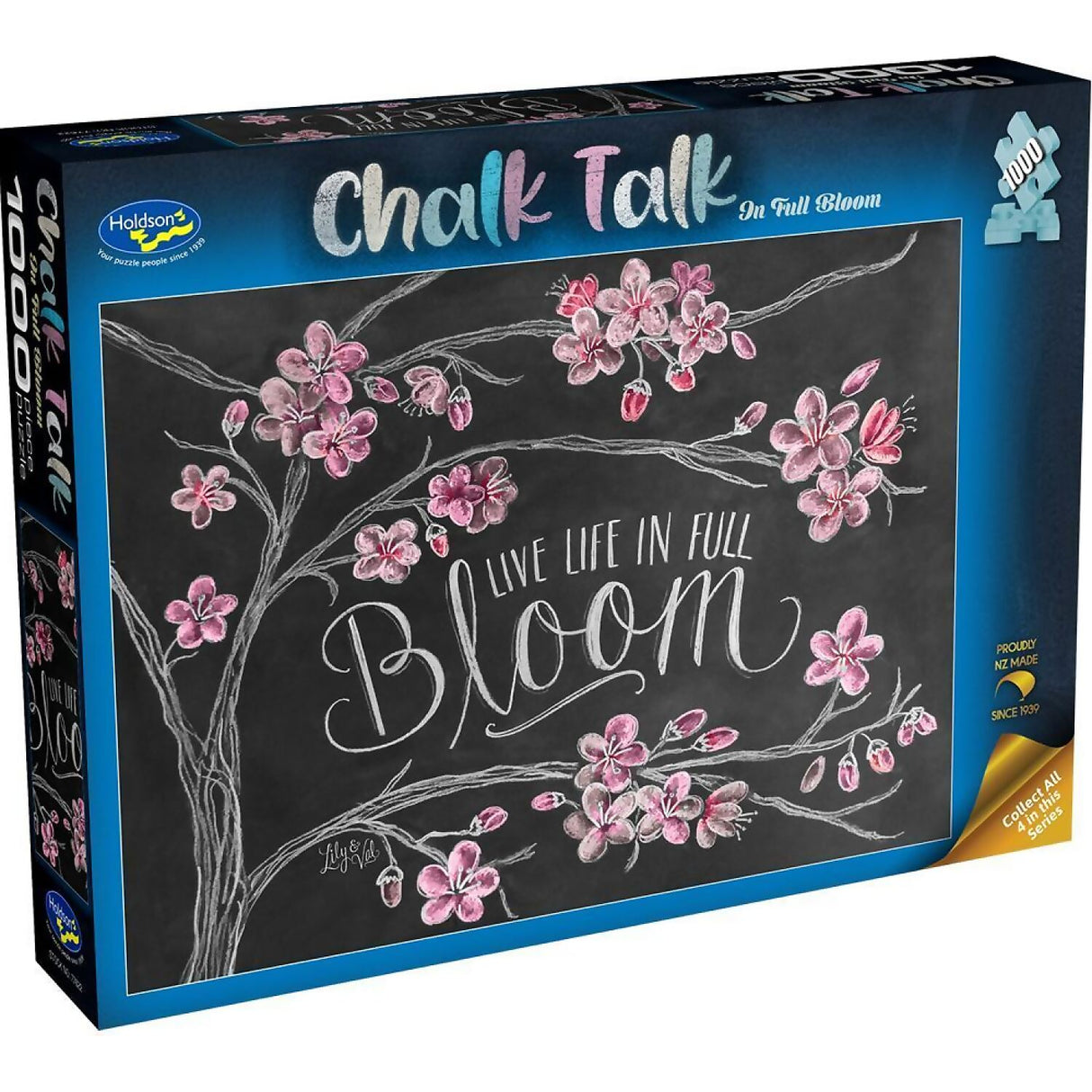 Chalk Talk  - 1000 Piece Jigsaw Puzzle - In Full Bloom