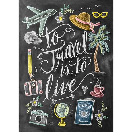 Chalk Talk  - 1000 Piece Puzzle - To Travel