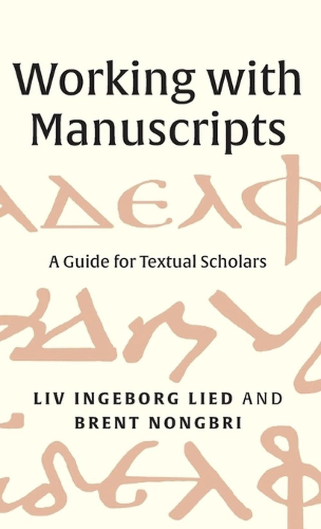 Working with Manuscripts