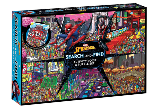 Spider-Man: Search-and-Find Activity Book and Puzzle Set (Marvel: 200 Pieces)