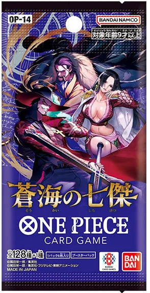 One Piece Card Game: 'The Azure Sea's Seven' Booster Pack OP-14 - Japanese Language