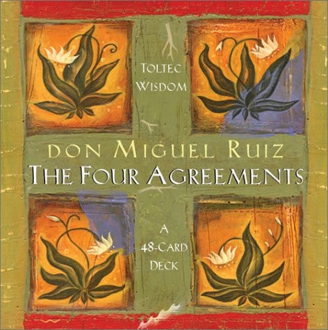 The Four Agreements Cards