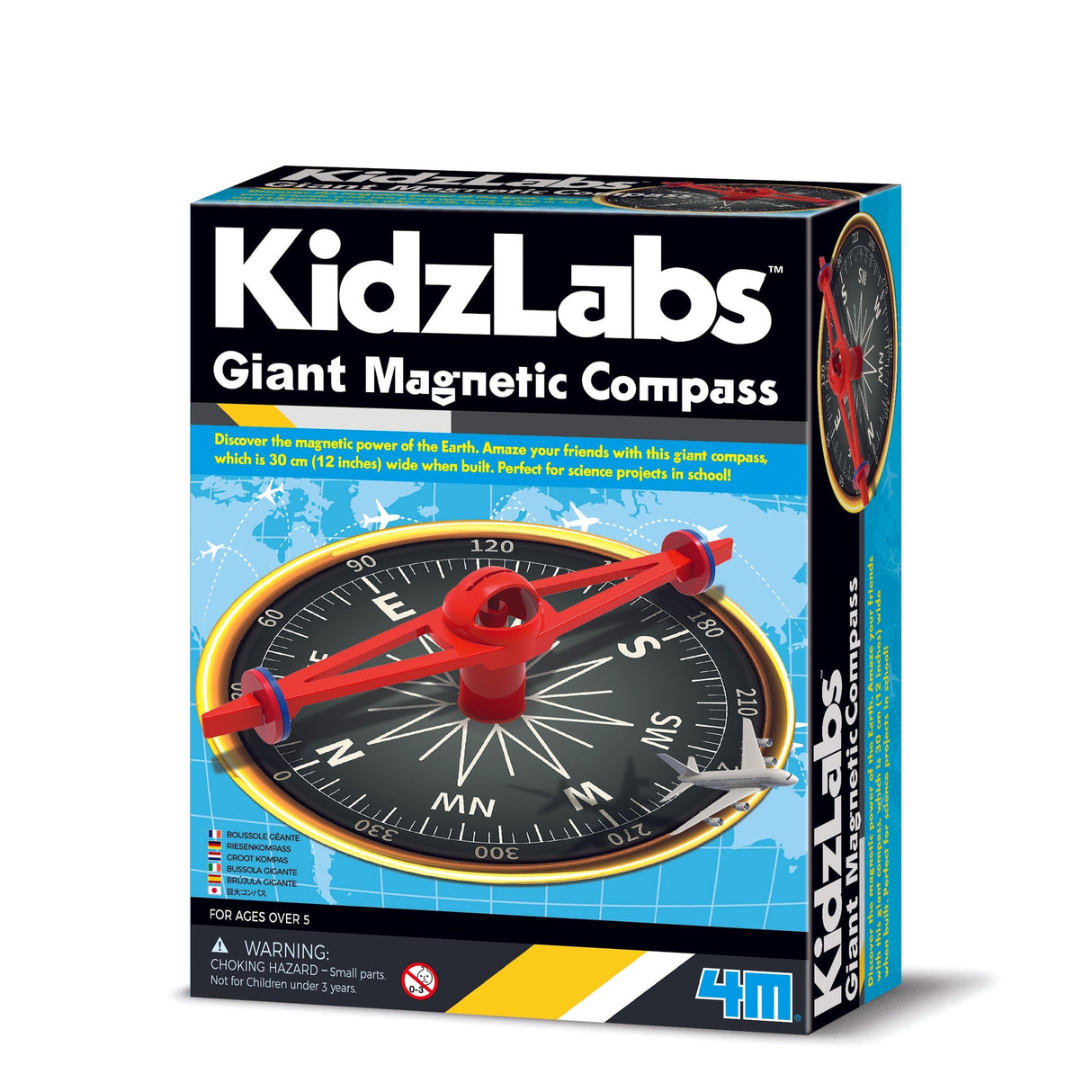 4M KidzLabs Giant Magnetic Compass