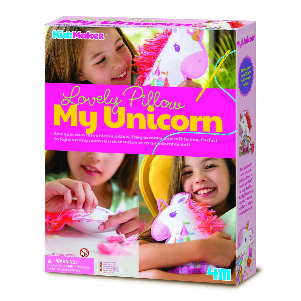 4M: KidzMaker My Unicorn Lovely Pillow