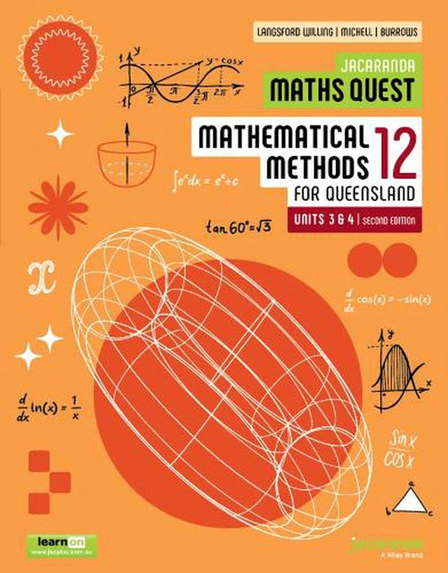 Jacaranda Maths Quest 12 Mathematical Methods Units 3 and 4 for Queensland, 2e learnON & Print