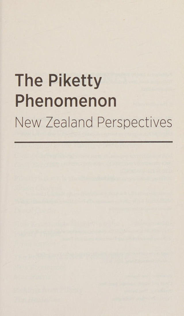 The Piketty Phenomenon