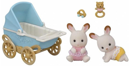 Sylvanian Families: Chocolate Rabbit Twins Set