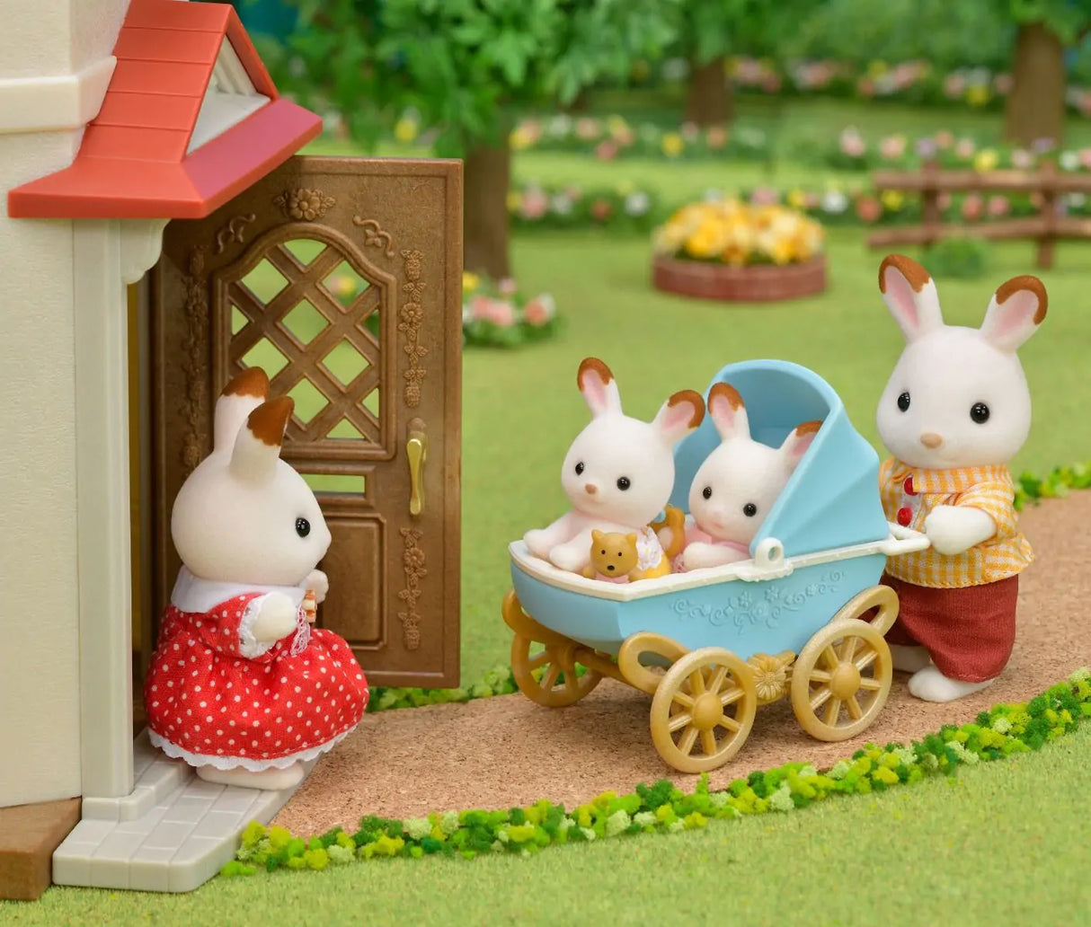 Sylvanian Families: Chocolate Rabbit Twins Set