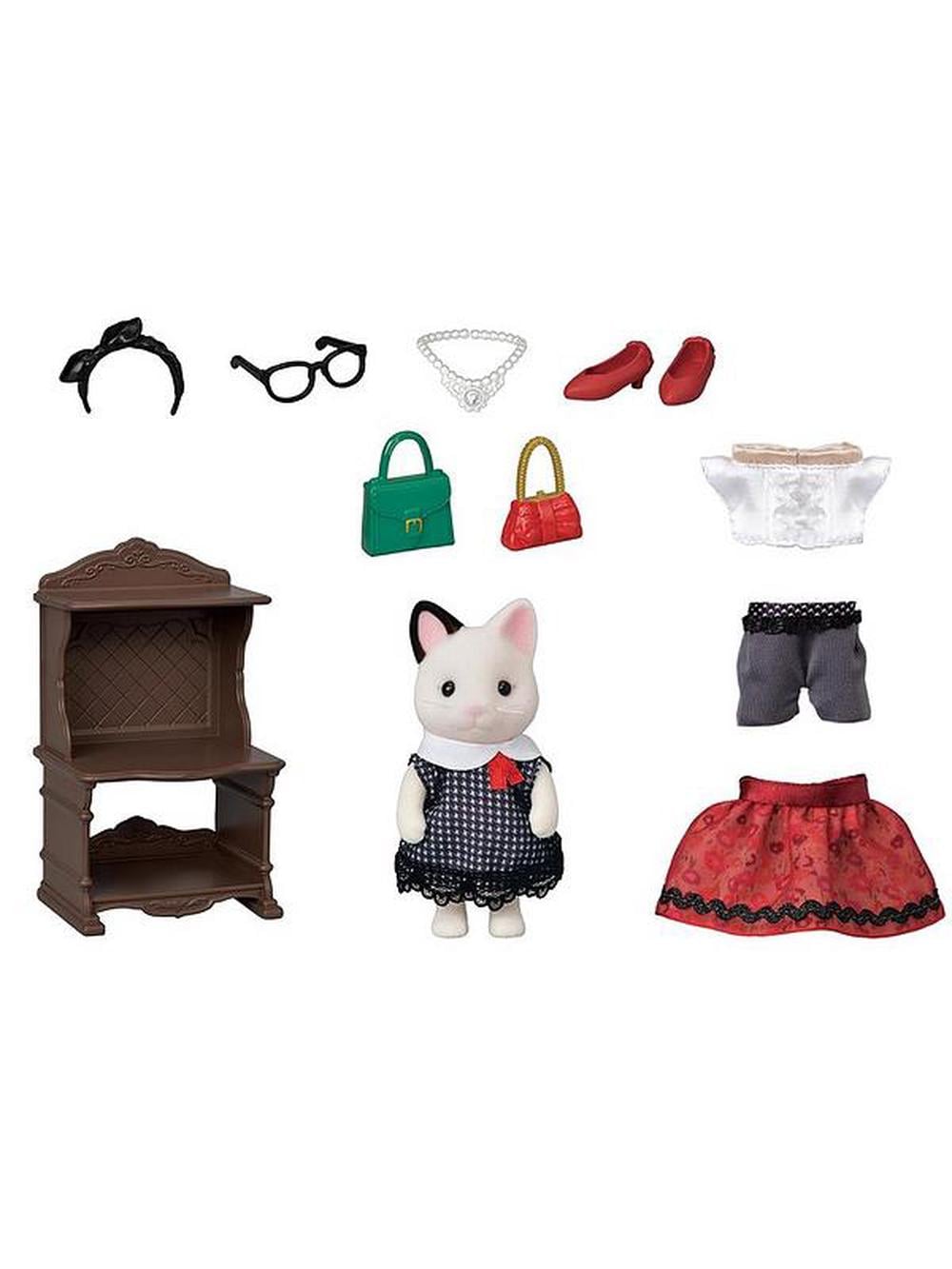 Sylvanian Families: Fashion Play Set Town Girl Series - Tuxedo Cat
