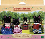 Sylvanian Families Midnight Cat Family Animal Figures