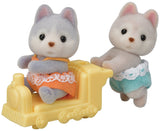 Sylvanian Families Husky Twins Playset