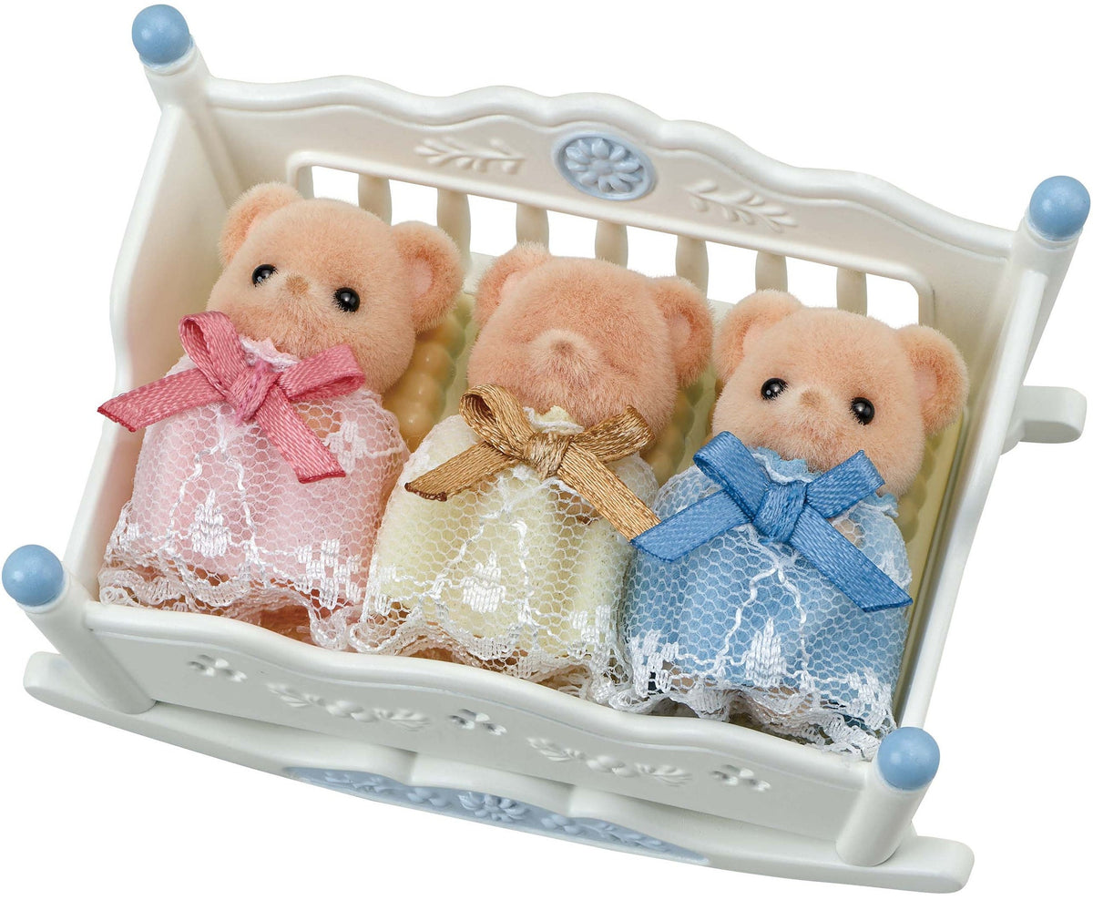 Sylvanian Families: Biscuit Bear Sleepy Triplets
