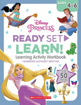 Disney Princess: Ready Set Learn! Learning Activity Workbook (Ages 4 - 6 Years)