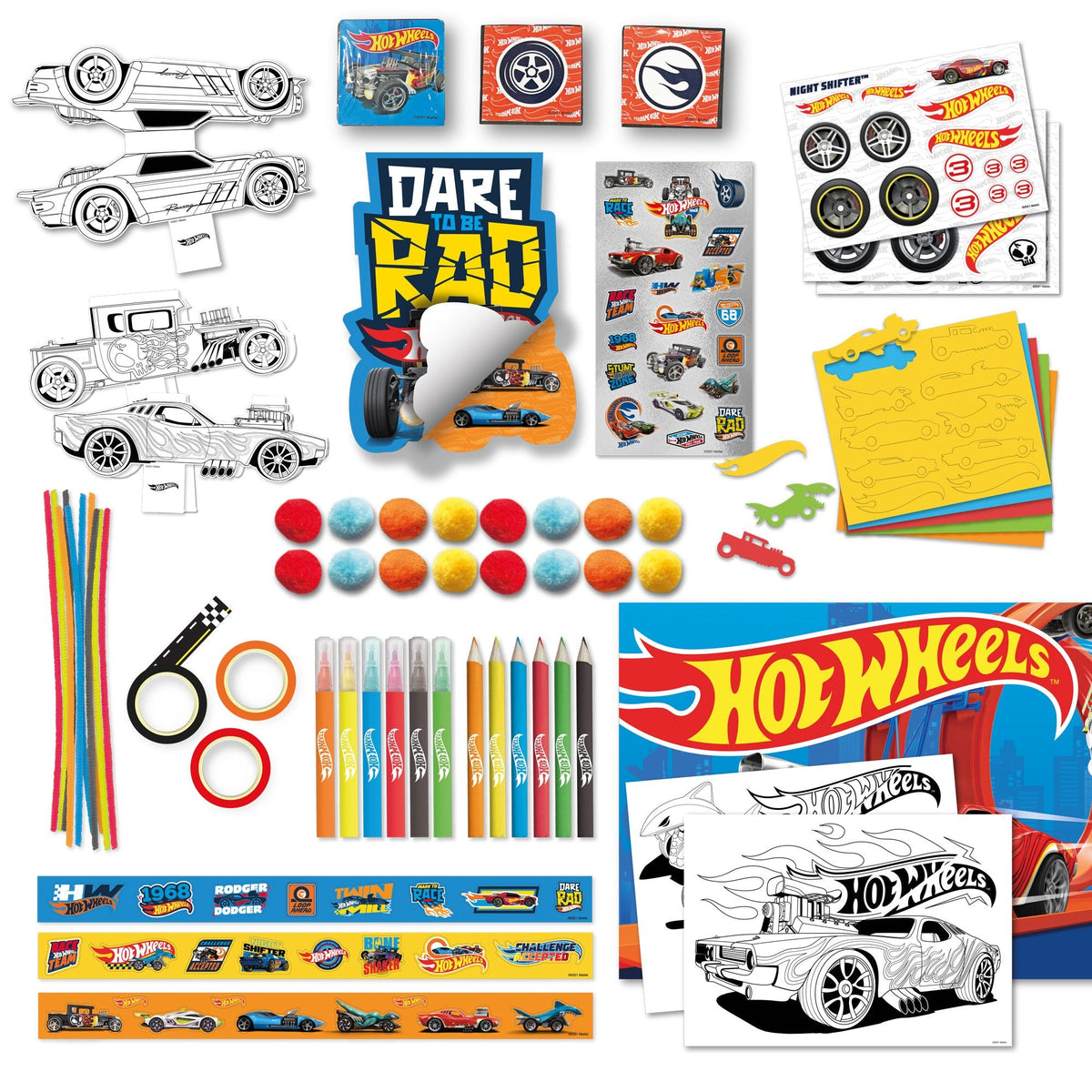 Hot Wheels: Bumper Activity Set 250 pieces