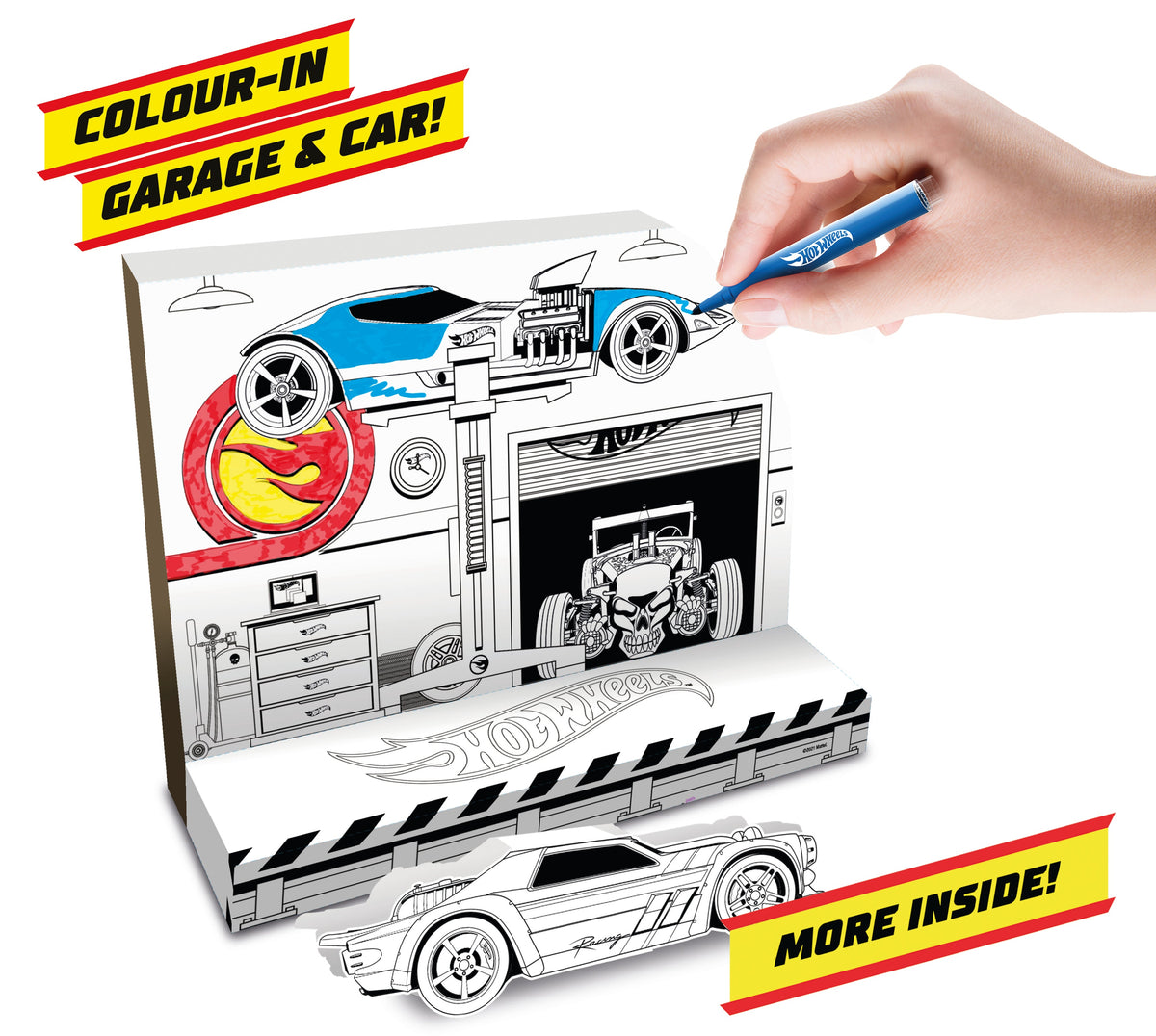Hot Wheels: Bumper Activity Set 250 pieces