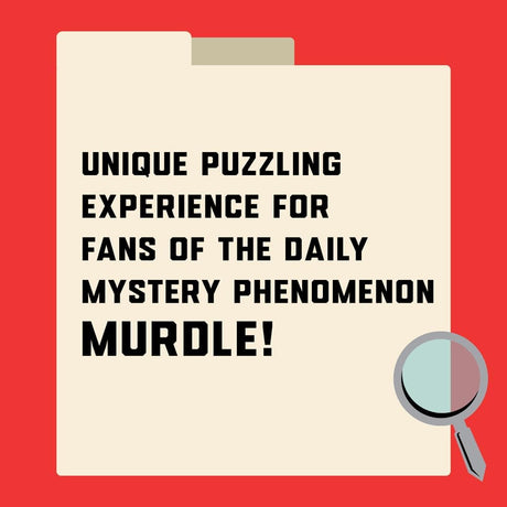 Murdle in the Mystery Mansion 500-Piece Jigsaw Puzzle