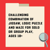 Murdle in the Mystery Mansion 500-Piece Jigsaw Puzzle