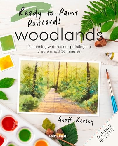 Ready to Paint Postcards: Woodlands