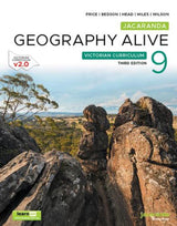 Jacaranda Geography Alive 9 Victorian Curriculum, 3e learnON and Print