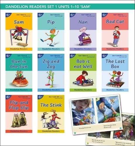 Phonic Books Dandelion Readers Set 1 Units 1-10