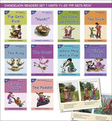 Phonic Books Dandelion Readers Set 1 Units 11-20