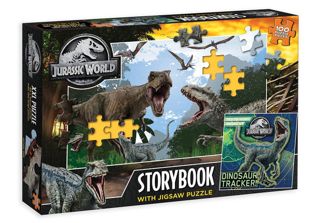 Jurassic World: Storybook with Jigsaw Puzzle (Universal)