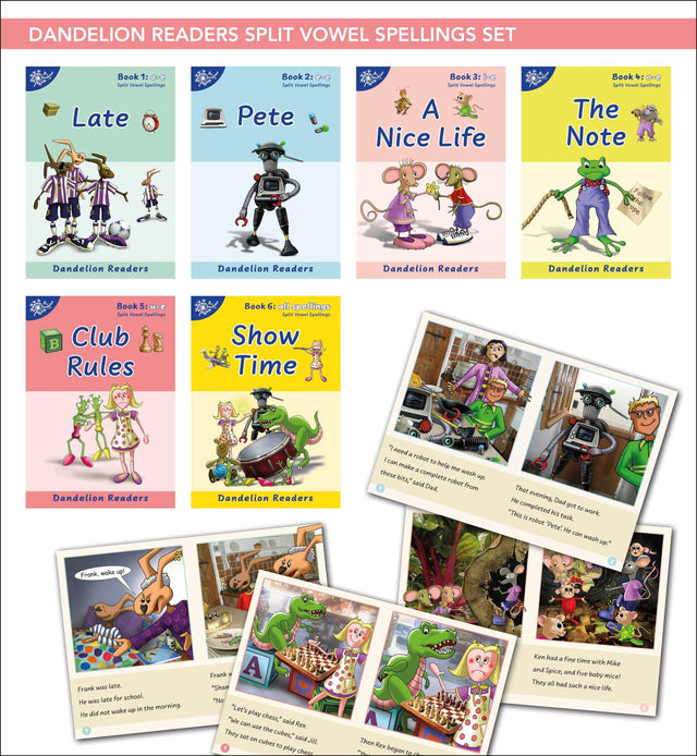 Phonic Books Dandelion Readers Split Vowel Spellings