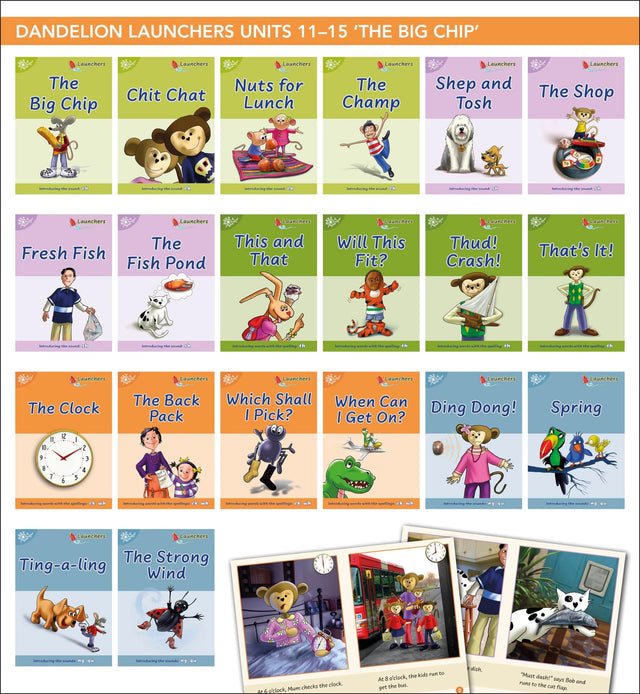 Phonic Books Dandelion Launchers Units 11-15