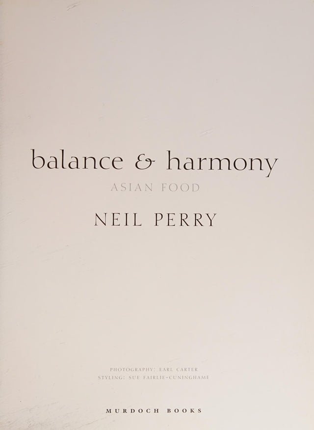 Balance and Harmony
