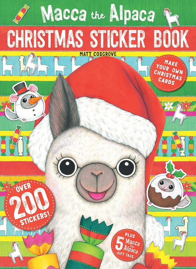 Macca the Alpaca: Christmas Sticker Book