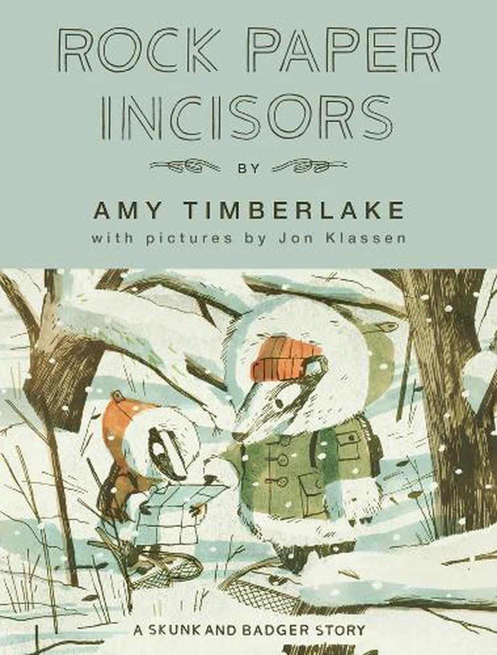 Rock Paper Incisors: Skunk and Badger by Amy Timberlake – Book Hero