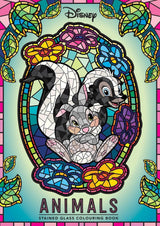 Disney Animals: Stained Glass Adult Colouring Book