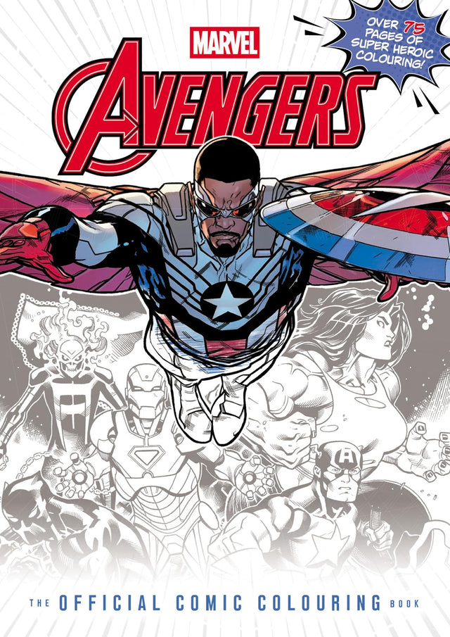 Marvel Avengers: The Official Adult Colouring Book (Starring Captain America)